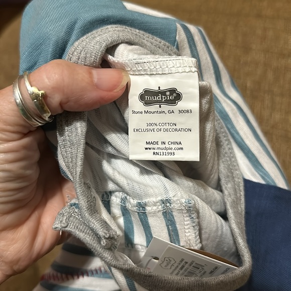 Mudpie 100% cotton romper-NWT - Picture 6 of 6